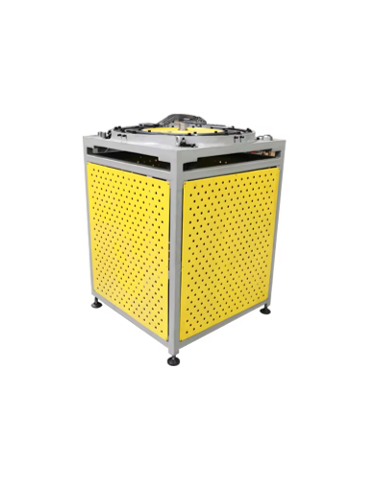 Máquina Rizadora de Fondos de Metal